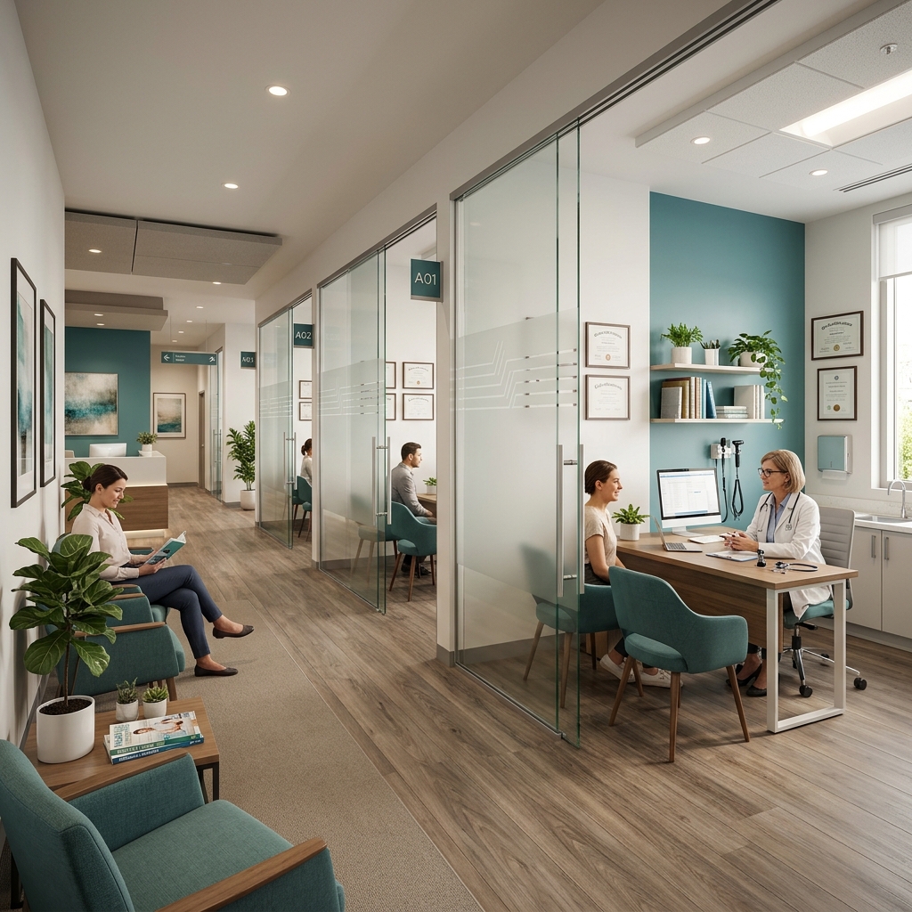 Modern Doctor Consultation Room