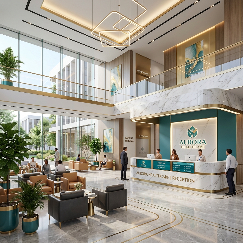 Premium Reception & Waiting Area